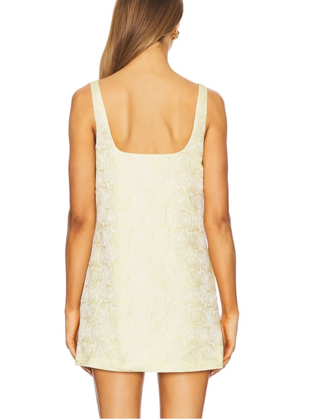 Amanda Uprichard Rinaldi Mini Dress in Cornsilk - Picture 2 of 6